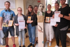 Schülerinnen und Schüler Klasse 10 c des Schuljahres 205/2016 der Georg Forster Gesamtschule Wörrstadt mit Klassenlehrerin  Frau Fabry-Seebald