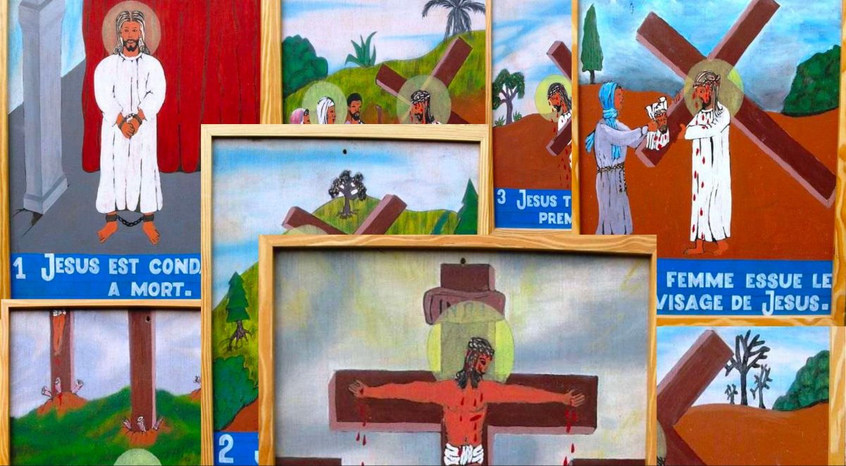 Der Kreuzweg - gemalt von Michel Deleuze