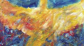 Das Bild "Engel im Licht" von Aloisa Hartmeier